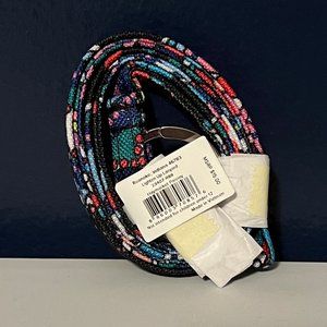 Vera Bradley Lighten Up Lanyard Haymarket Paisley NWT Key Ring Badge ID Clip